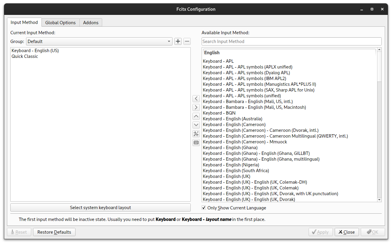 config tool